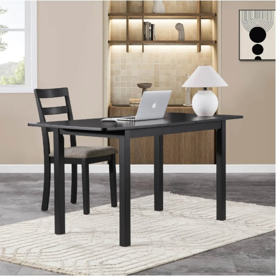 Farmhouse Style Dining Chairs Set Of 2, Wooden Kitchen Chairs, Solid Wood Legs, High Ladder Back, Non-Slip Foot Pads, Sturdy Design, 275lbs Capacity   Perfect For Dining Room Or Kitchen